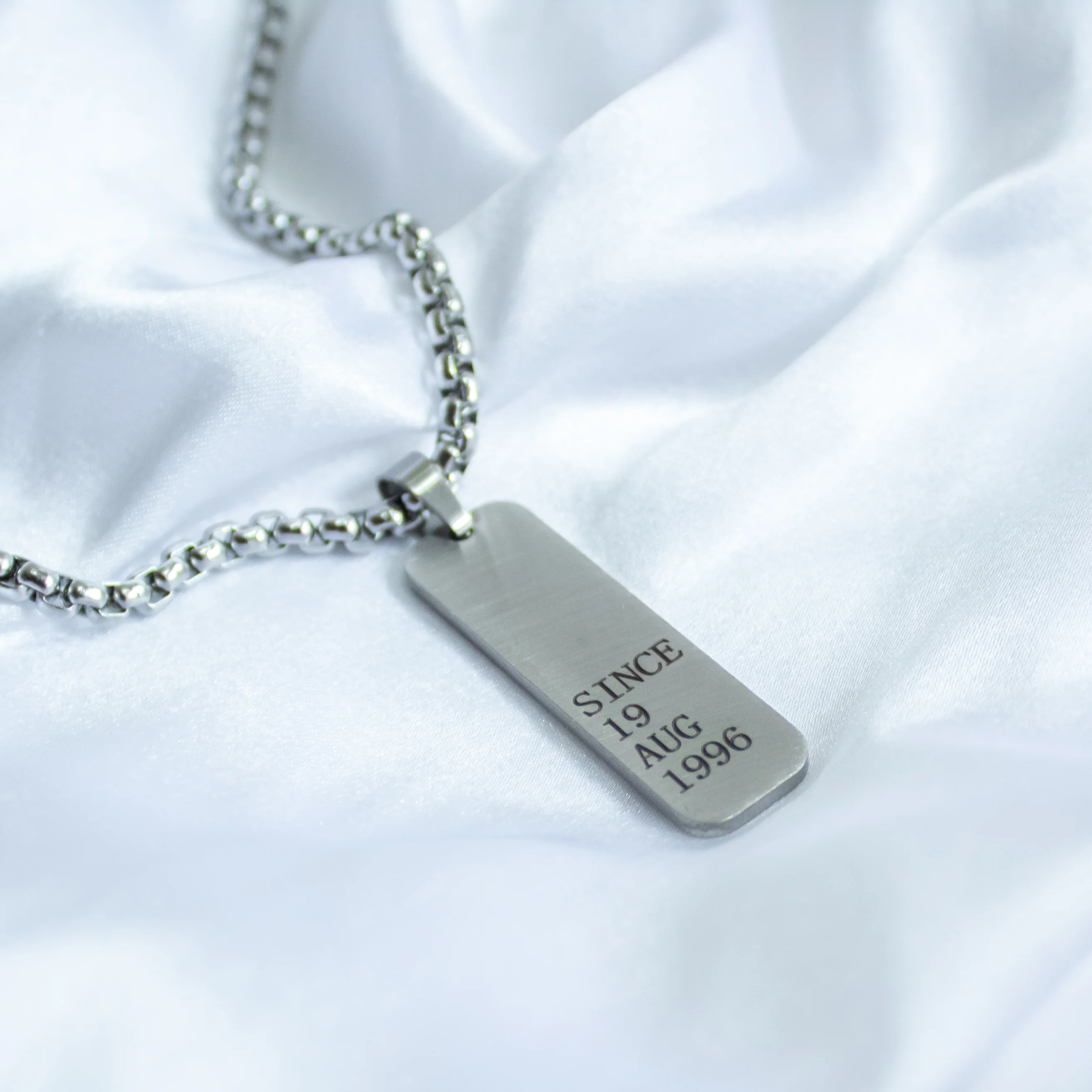 Reversible Tag Necklace For Him - Image 6